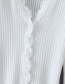 Fashion White Lace Sweater Knit Cardigan