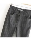 Fashion Gray Striped Suit Pants