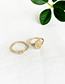 Fashion Golden Alloy Sun Ring Set