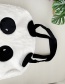 Fashion White Fabric Panda Shoulder Bag