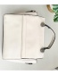 Fashion Off-white Pu Square Shoulder Bag Crossbody Bag