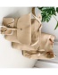 Fashion Cream Color Pu Tassel Wallet Shoulder Bag 4 Piece Set