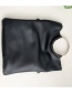 Fashion Black Pu Ring Shoulder Bag