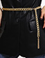 Fashion Golden Tassel Pearl Waist Chain