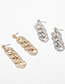Fashion Golden Diamond Earrings
