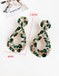 Fashion Color Diamond Studded Pierced Earrings