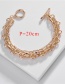 Fashion White K Hand-woven Chain Multi-layer Bracelet