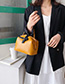 Fashion Black Contrast Color-block Shoulder Cross-body Bag