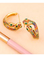 Fashion Color Diamond Double Studs Geometric Stud Earrings