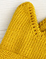Fashion Yellow Crown Knit Hat Children