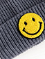 Fashion Gray Smile Knitted Hats For Children