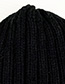 Fashion Black Knitted Letters Children Hat