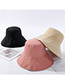 Fashion Black Plaid Reversible Fisherman Hat
