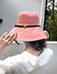 Fashion Beige Houndstooth Cotton Fisherman Hat