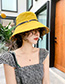 Fashion Beige Houndstooth Cotton Fisherman Hat