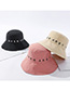 Fashion Black Embroidered Fisherman Hat