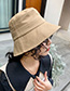 Fashion Black Cotton Sewing Thread Small Brimmed Hat
