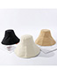 Fashion Yellow Cotton Foldable Large Brimmed Hat
