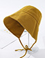 Fashion Yellow Strap Cotton Cloth Cap