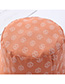 Fashion Orange Pink Letter Embroidery Double-sided Wear Hat