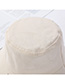 Fashion Beige Foldable Hat Embroidered Letters