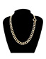 Fashion Golden Alloy Temi Chain Necklace