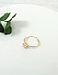 Fashion Golden Diamond Geometric Ring