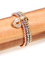 Fashion Color Elastic Micro Inlaid Zircon Love Lock Ball Bracelet