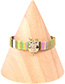 Fashion Color Tassel Micro-set Zircon Owl Bracelet