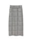 Fashion Houndstooth Knit Houndstooth Straight Skirt