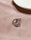 Fashion Silver Irregular Textured Bump Noodle Index Finger Ring