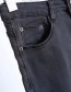 Fashion Black Stretch Frayed Jeans