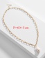 Fashion Golden Shaped Shell Pearl Alloy Sweater Necklace