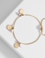 Fashion Golden Copper Snake Chain Two-color Pull Adjustable Bracelet