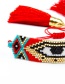Fashion Red Hand Woven Rice Beads Eye Ball Bracelet Set