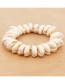 Fashion White Hand-woven Gold Bead Natural Shell Bracelet