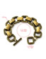 Fashion Gugin Alloy Box Chain T Buckle Bracelet