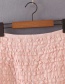 Fashion Pink Ruffled A-line Skirt
