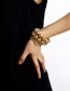 Fashion Golden Ball Bead Bracelet Set