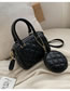 Fashion Black Embroidered Rhombus Single Shoulder Diagonal Mother-in-law
