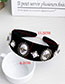 Fashion White Alloy Pearl Insect Flannel Headband