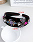 Fashion Color Alloy Diamond Insect Flannel Hair Band