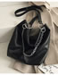 Fashion Black Large Chain Shoulder Bag