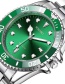 Fashion Green Alloy Steel Band Stainless Steel Watch