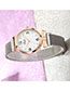 Fashion Rose Gold With White Surface Diamond Watch With Diamond Magnet