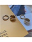 Fashion Wide Silver Version Geometric Irregular Ring