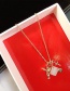 Fashion Golden White Butterfly Shell Square Angel Letter Necklace