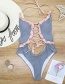 Fashion Meat Meal Rope Fungus One-piece Swimsuit