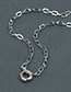 Fashion 40cm Silver Multi-layer Long Chain Stainless Steel Necklace