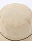 Fashion Beige Cotton Reversible Fisherman Hat